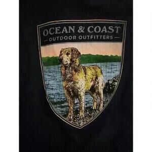 NEW Ocean & Coast Shirt Mens Small Outdoors Dog Graphic NWT CR3